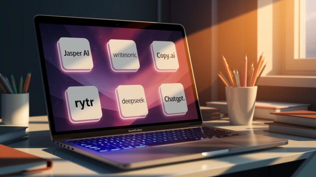 5 Best AI Writing Tools for Solopreneurs - blog feature image